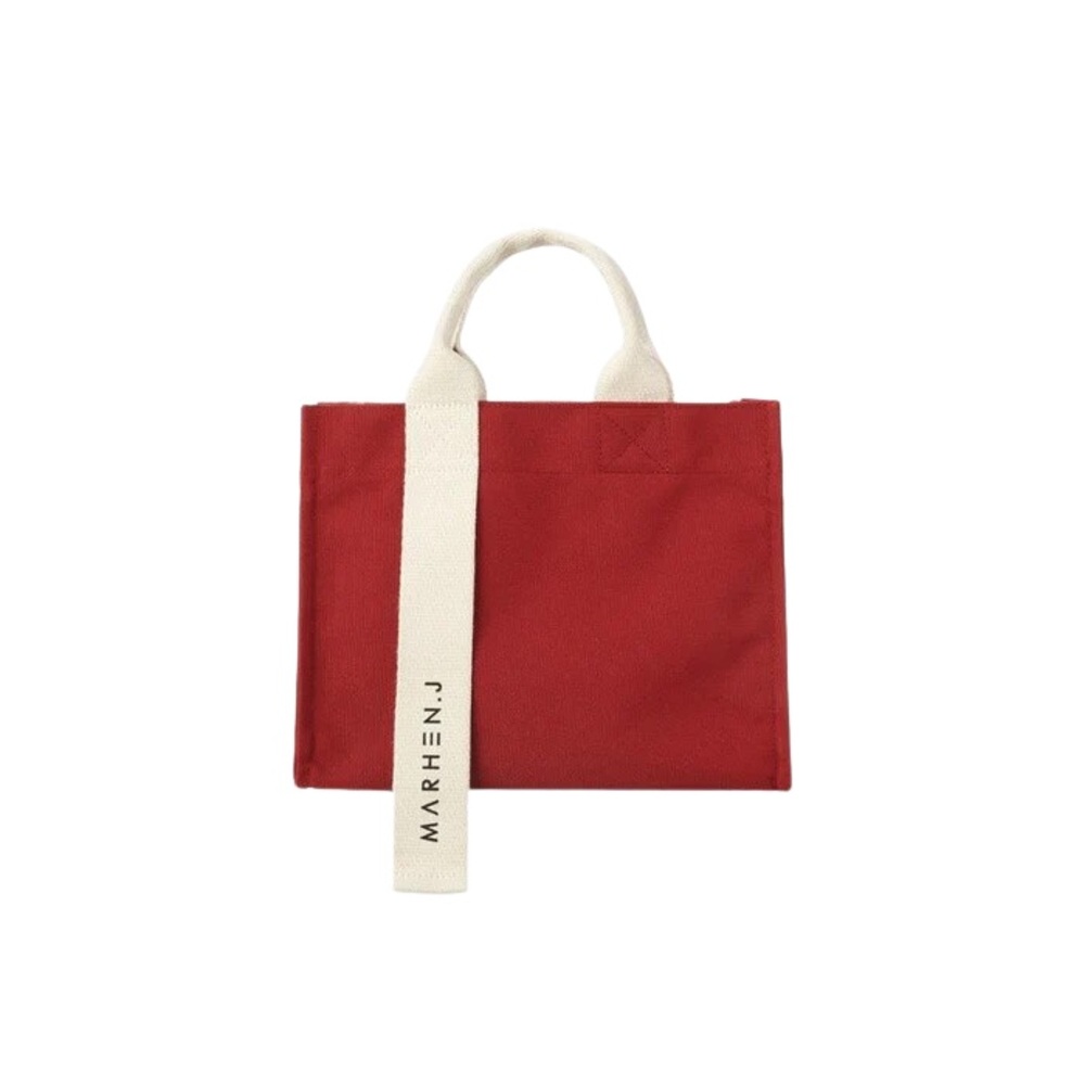 MARHEN. J Rico Mini canvas tote classic red